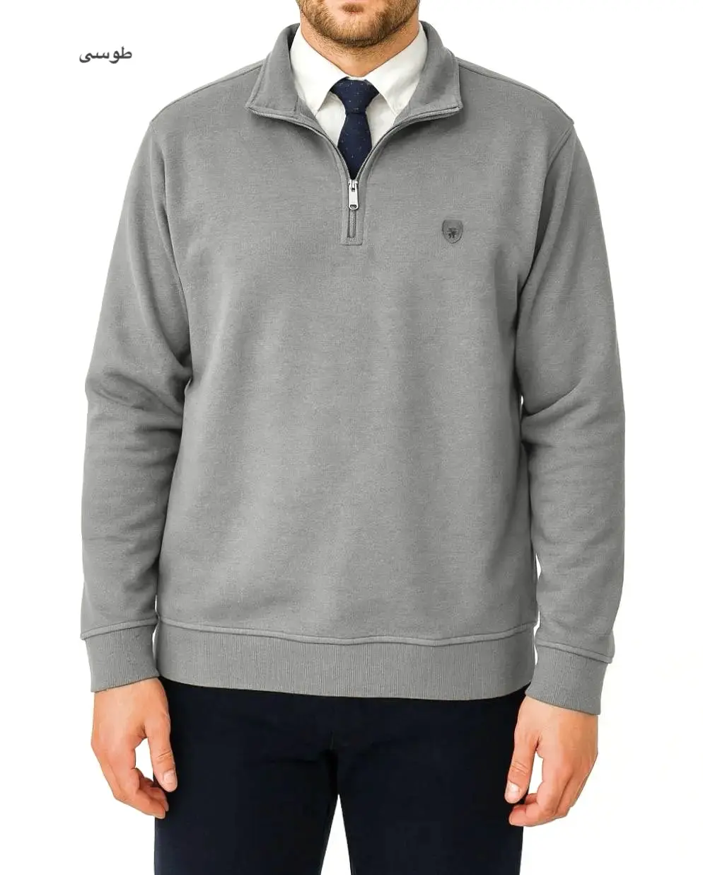 پلیور دورس مردانه جلو زیپ پیمان 2